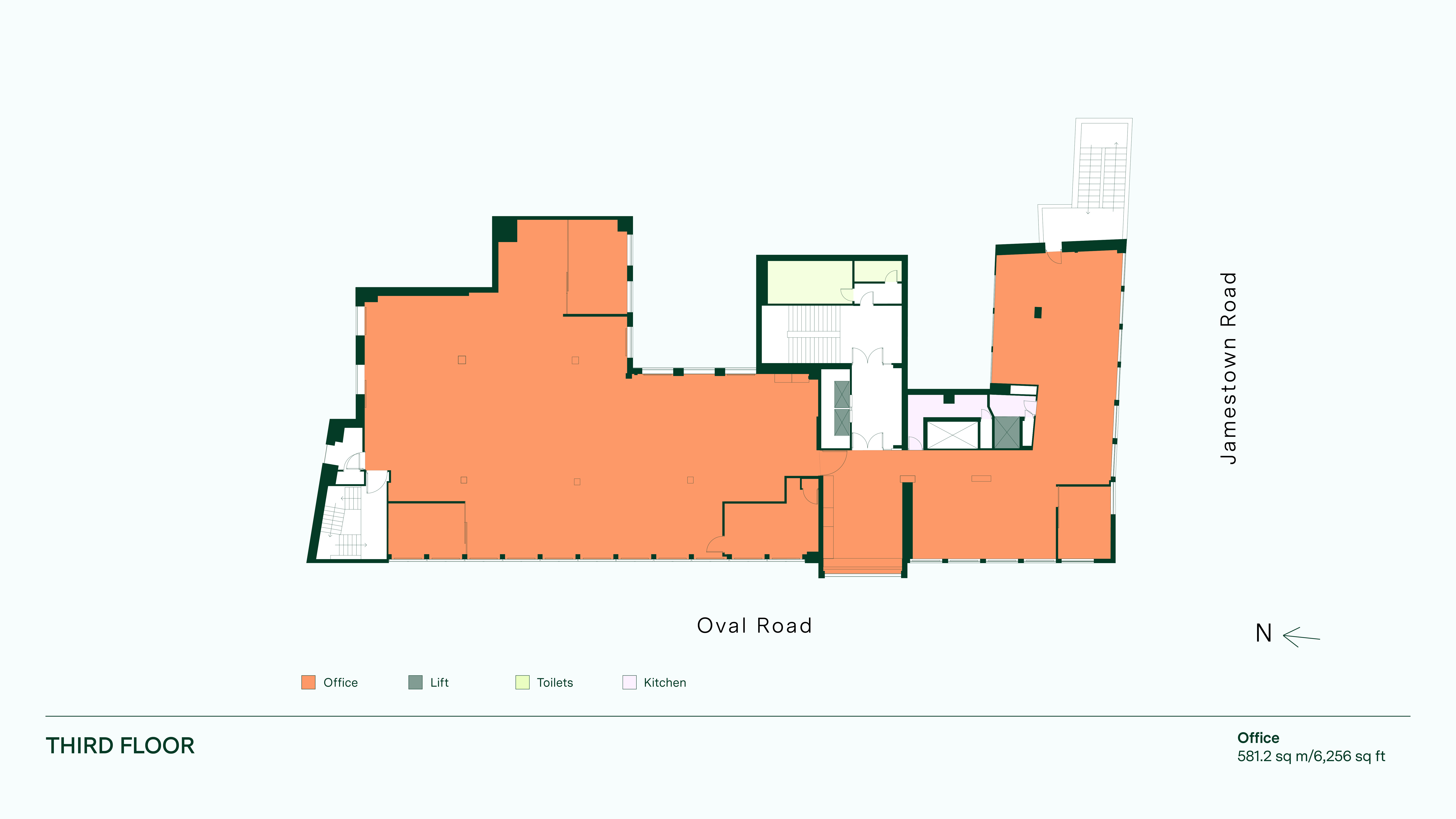 Third floor floorplan