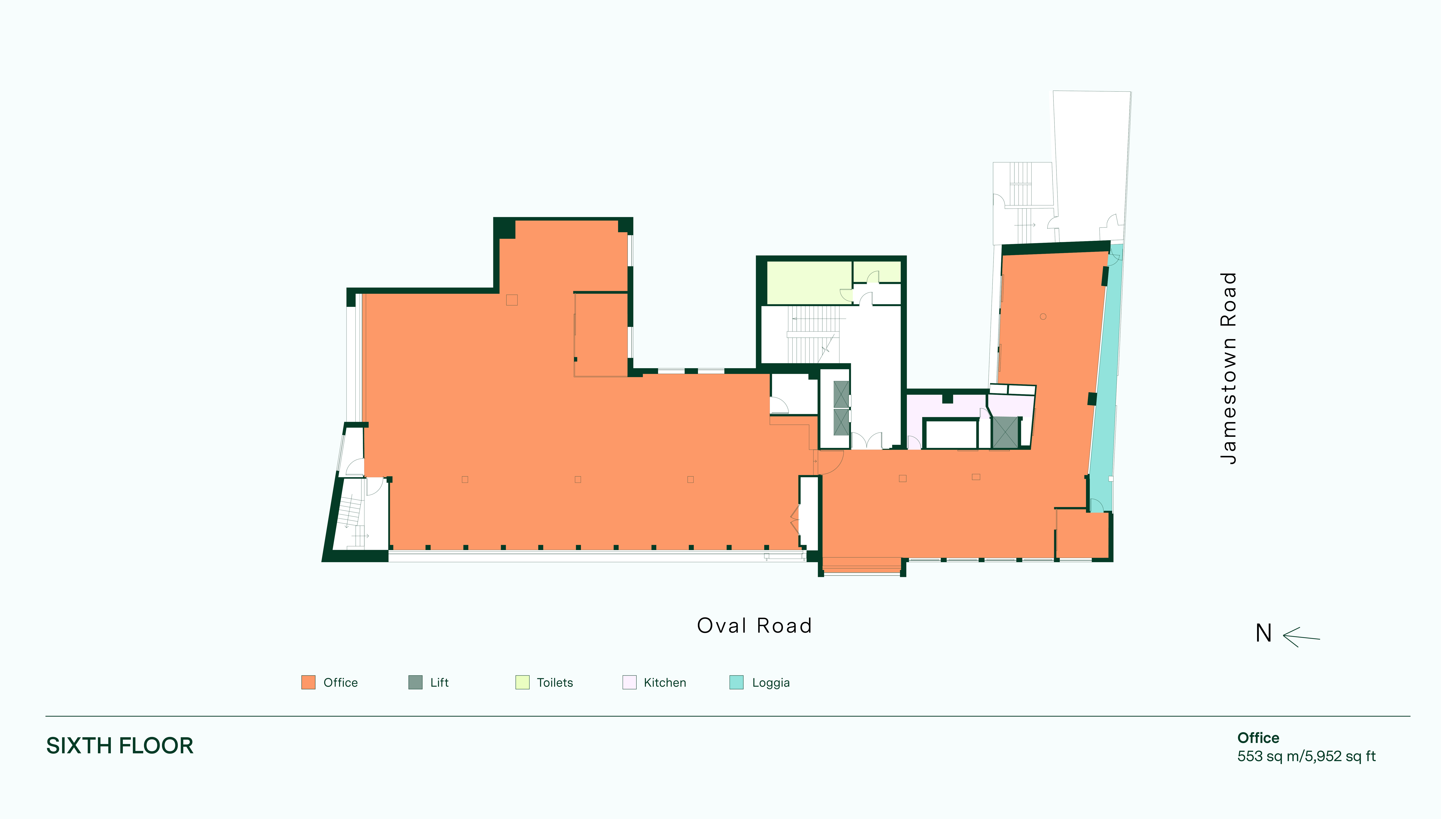 Sixth floor floorplan